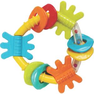 Playgro Дрънкалка-гризалка Триъгълник Playgro 3м+ (Rattling & Teething)