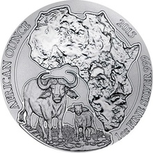 BH Mayer Kunstprageanstalt GmbH Rwanda Cape Buffalo 1 oz