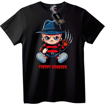 NOONEBRAND Тениска Freddy Krueger Чиби - XL, Black
