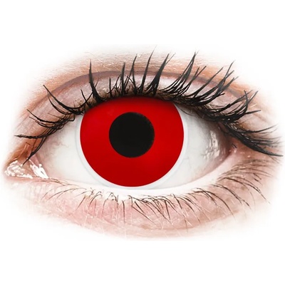 MAXVUE VISION ColourVUE Crazy Lens - Red Devil (Червен дявол ) - еднодневни без диоптър (2 лещи)