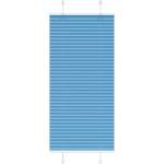 vidaXL Плисирана щора, синя, 60x150 см, ширина на плата 59, 4 см, полиестер (4015186)