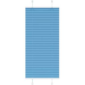 vidaXL Плисирана щора, синя, 60x150 см, ширина на плата 59, 4 см, полиестер (4015186)