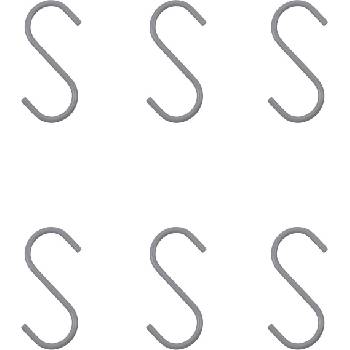 House Doctor Кукички Snap малки сребърни 6 бр (262000001)