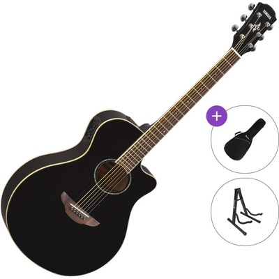 Yamaha APX600 Standard SET Black Електро-акустична китара Джъмбо