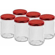 Browin Zaváracie poháre s viečkom Toro Twist 500ml x 6ks