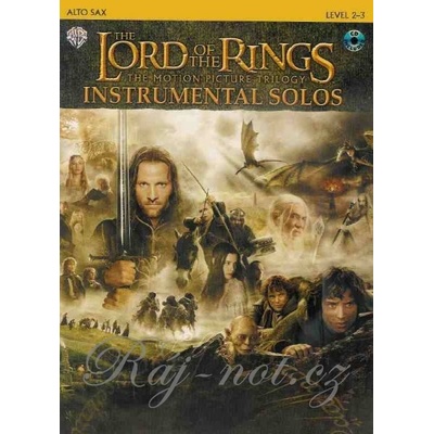 LORD OF THE RINGS INSTRUMENTAL SOLOS + CD alt saxofón