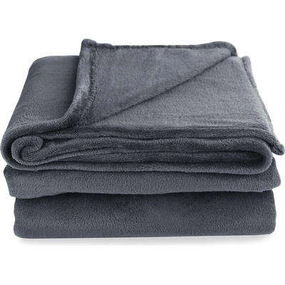 Restilo Тъмносиво одеяло от микрофибър , 200 x 220 cm Mic - DecoKing (120000285)
