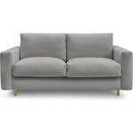 Bobochic Сив диван за ежедневно спане/сгъваем 200 cm Cocoone - Bobochic Paris (WT-COCE-3R---W_1 P1542 N.ZD)