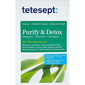 Tetesept Purify & Detox detoxikační mořská sůl do koupele 80 g