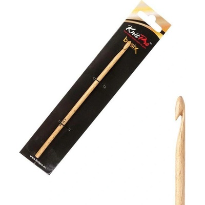 Dřevěný háček Knitpro Basix Birch 4,5 mm