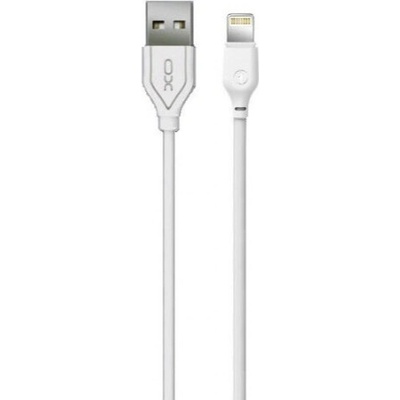 Nabíjací kábel XO 2,1A USB - Lightning, 1m, biely
