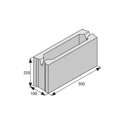 BEST ZTRACENÉ BEDNĚNÍ 10 výška 250mm, přírodní v.250/š.100/d.500