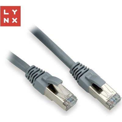 Lynx CS LX-FTP6-100-GREY FTP patch Cat6 PVC 10m šedý