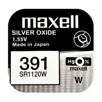 Maxell Бутонна батерия сребърна maxell sr1120 sw -381-391- ag8 1.55v (sr1120 sw)