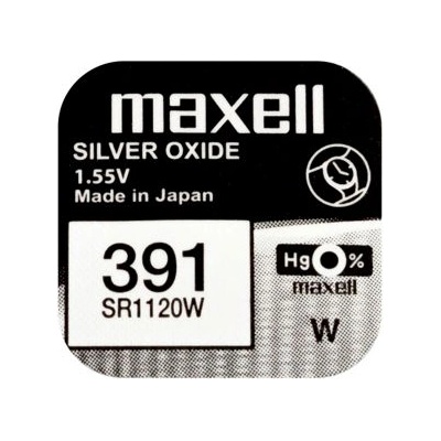 Maxell Бутонна батерия сребърна maxell sr1120 sw -381-391- ag8 1.55v (sr1120 sw)