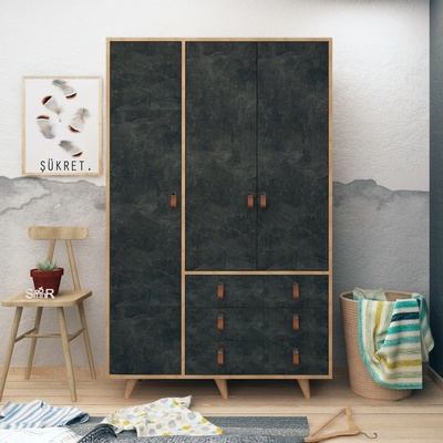 Hanah Home Pagina 120 cm dub/tmavě hnědá