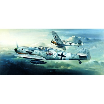Academy Model Kit letadlo 12467 MESSERSCHMITT BF109G-6 1:72