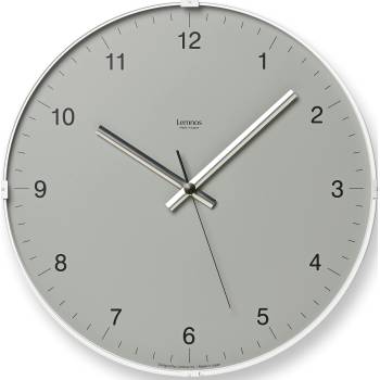Lemnos Стенен часовник Biome 32 см сив (LC24-16 GY)
