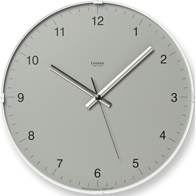 Lemnos Стенен часовник Biome 32 см сив (LC24-16 GY)