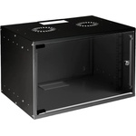 Mirsan Комуникационен шкаф Mirsan MR. SOH07U40DE. 02, 7U, 535x400x350 mm, D=400 мм, черен (MR.SOH07U40DE.01)