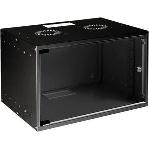 Mirsan Комуникационен шкаф Mirsan MR. SOH07U40DE. 02, 7U, 535x400x350 mm, D=400 мм, черен (MR.SOH07U40DE.01)