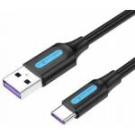 Vention USB 2.0 A to USB-C Cable Vention CORBH 5A 2m Black Type PVC
