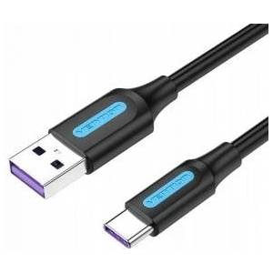 Vention USB 2.0 A to USB-C Cable Vention CORBH 5A 2m Black Type PVC
