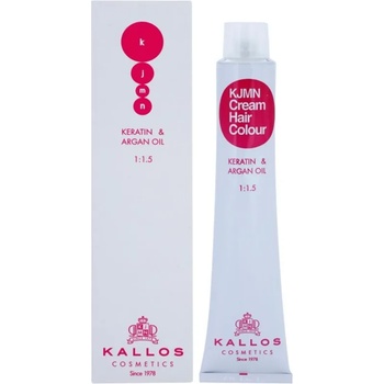 Kallos KJMN Professional Cream Hair Colour Keratin & Argan Oil боя за коса с кератин и арганово масло цвят 7.53 Chestnut 100ml