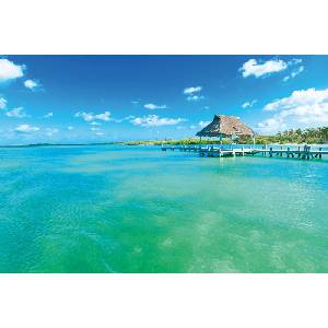 DIMEX ART Флизелинов фототапет тропическо море 375 x 250 см