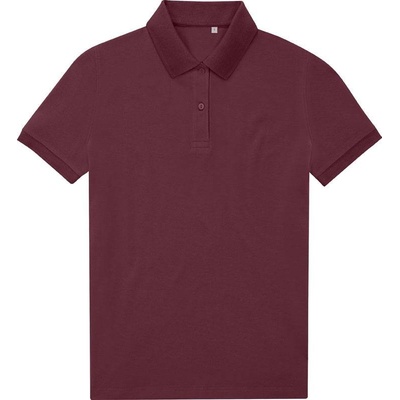 B&C My Eco Polo 65/35 /women Dámske piqué polo červená burgundy