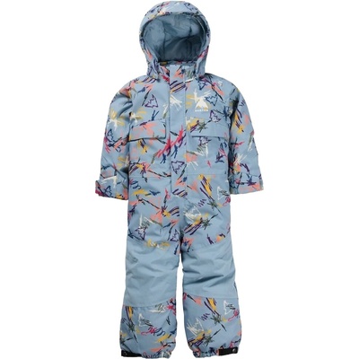 Detská zimná kombinéza Burton Toddlers L One Piece Snowsuit modrá viacfarebná