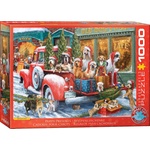 EUROGRAPHICS Пъзел Eurographics от 1000 части - Кучета в камион (60005993)