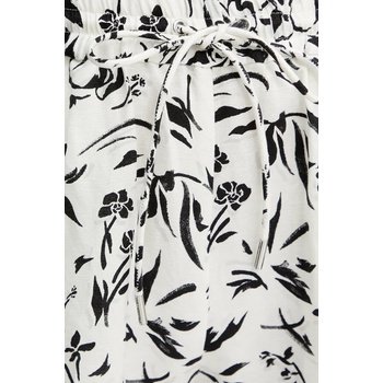 Karl Lagerfeld Панталон Karl Lagerfeld в бяло с широка каройка, с висока талия A2W10016 (A2W10016)