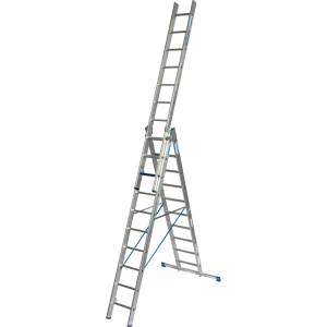 KRAUSE Алуминиева стълба трираменна Krause Stabilo 3x10 (07131669)