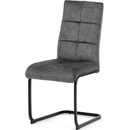 Autronic DCL-D1275 GREY4 šedý samet černá pohupová podnož