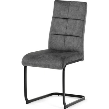 Autronic DCL-D1275 GREY4 šedý samet černá pohupová podnož