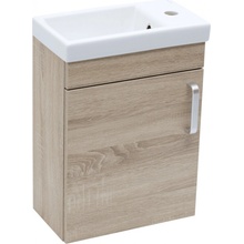 Naturel Koupelnová skříňka s umyvadlem Vario Dekor 40x50x22 cm dub bardolíno mat VARIO240DBDB