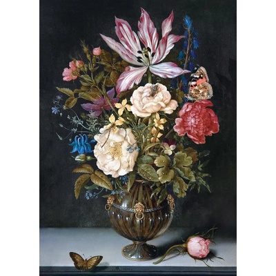 Interdruk - Puzzle Bosschaert: Flowers in a vase - 1 000 piese