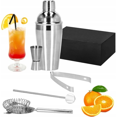 BARMANSKÁ SADA NA KOKTEJLY SHAKER 750ML 5 DÍLŮ