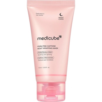 Medicube PDRN Pink Caffeine Night Wrapping Mask - Нощна Моделираща Маска 75ml