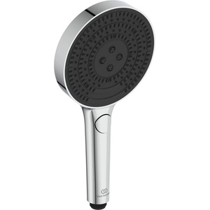 Ideal Standard IdealRain Solos Ръчен душ с пуш бутон, Ф130 мм, 3 функции (A7896AA)