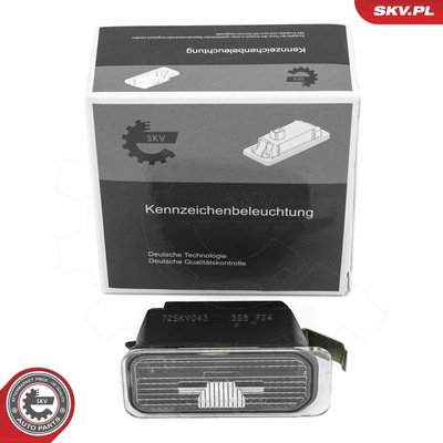 Osvetlenie poznávacej značky ESEN SKV 72SKV043