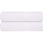 vidaXL Кърпи за баня FROGN 2 бр. Бели 100x150 см 360 г/м2 (136657)