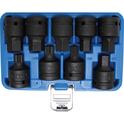 BGS Hlavice 3/4" zástrčné Imbus (14-24) a XZN (M16,M18) 9ks CrMo - 5054