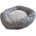 M-PETS Кръгло легло Самоа, светло сиво - диаметър 55 см - 10317899