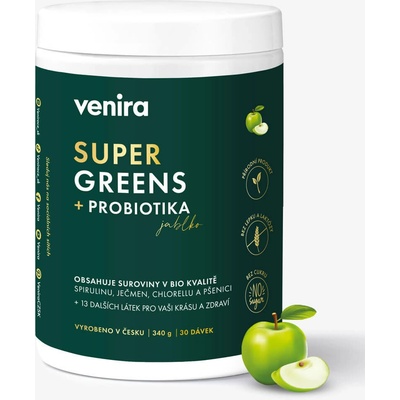 Venira super greens, jablko 340 g
