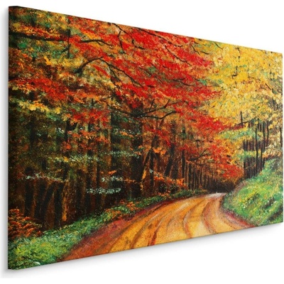 Plátno Cesta V Podzimním Lese Varianta: 100x70