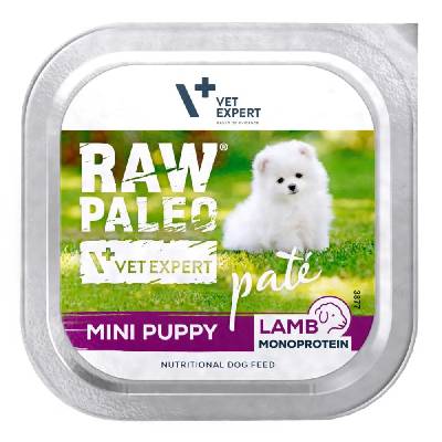 RAW PALEO Pâte Mini Puppy Lamb - мокра храна за кучета - 150гр (5902414213159)