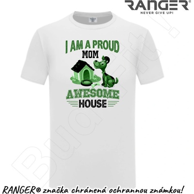 Ranger tričko motív Awesome House zelená