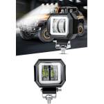  7D LED Халоген 7.6см Диодна Работна Лампа Диоден Фар Прожектор Задна Светлина 20W 1000lm 12V/24V